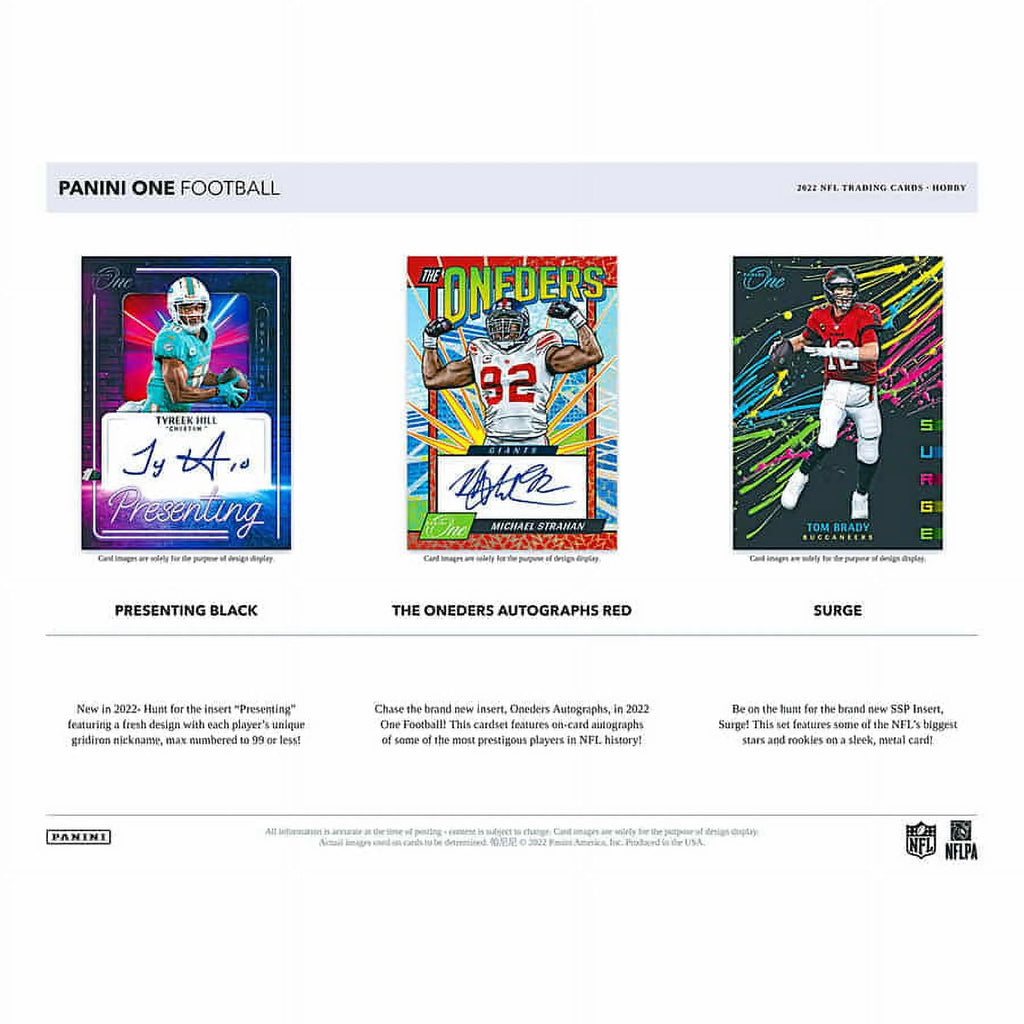 2022 Panini One Football Hobby Box M2340