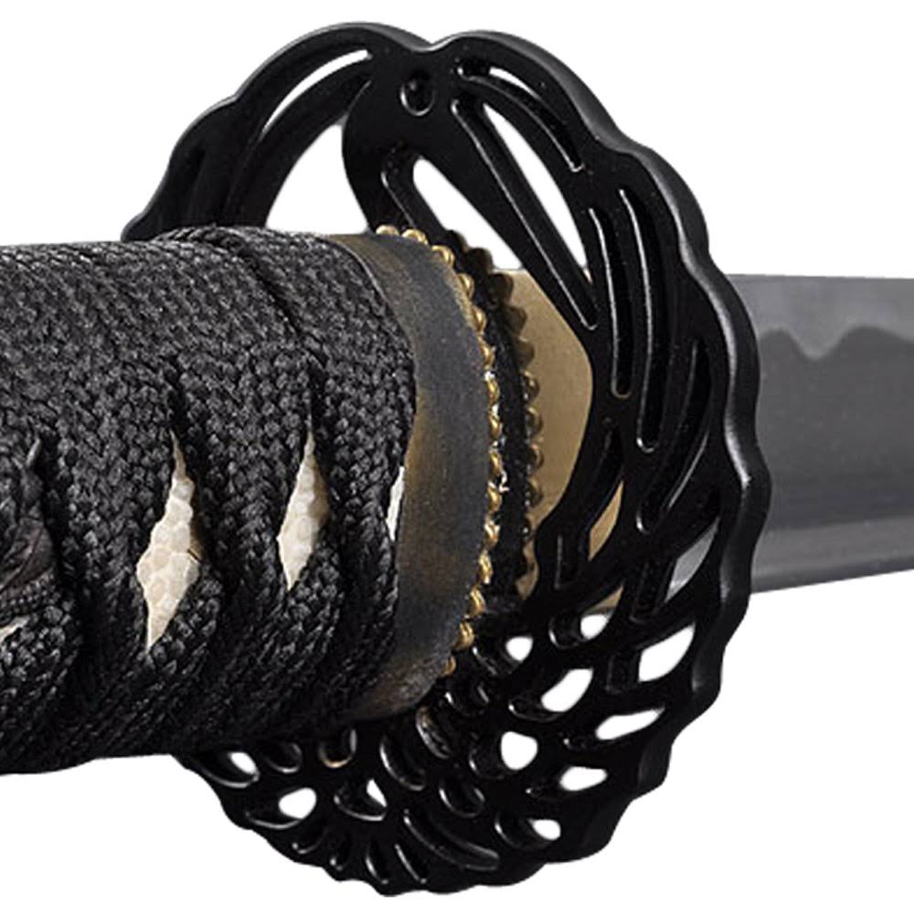 Black Scabbard Aluminium Alloy Unsharpened Training Katana R379