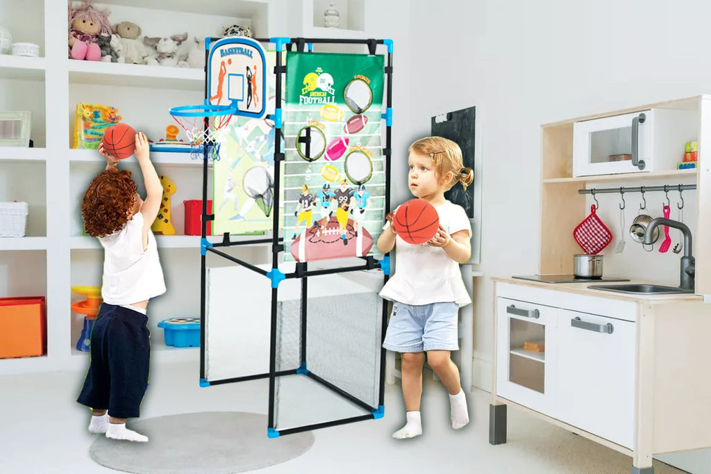 4 in 1 Basketball Football Baseball Soccer Game Set K585184
