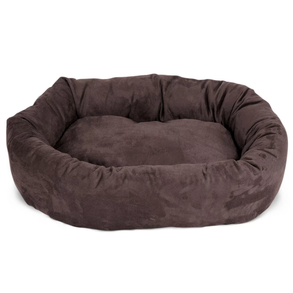 Faux Suede Washable Small Pet Bed V620