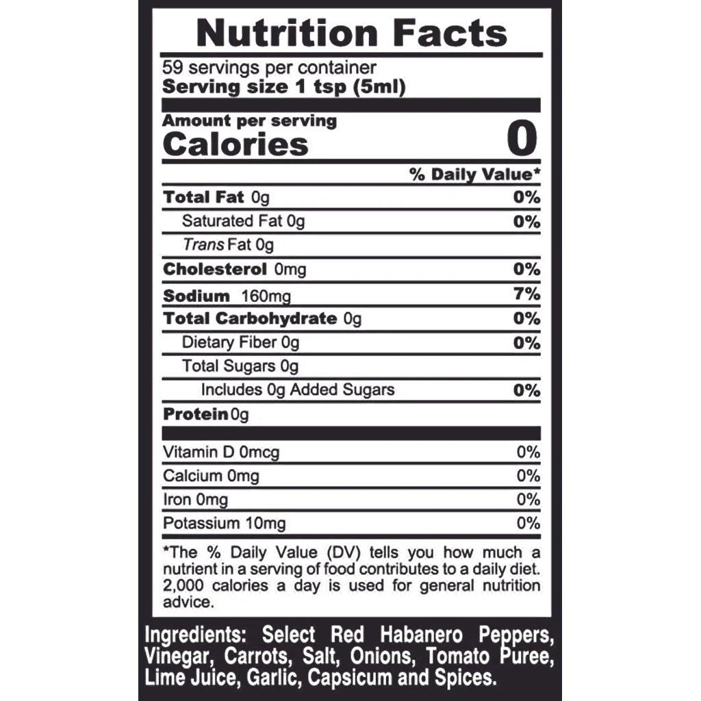 Habanero Pepper Sauce T18575