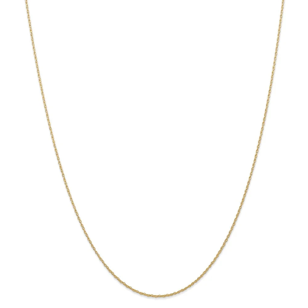 14kt Yellow Gold Cable Rope Chain 16 inch P386