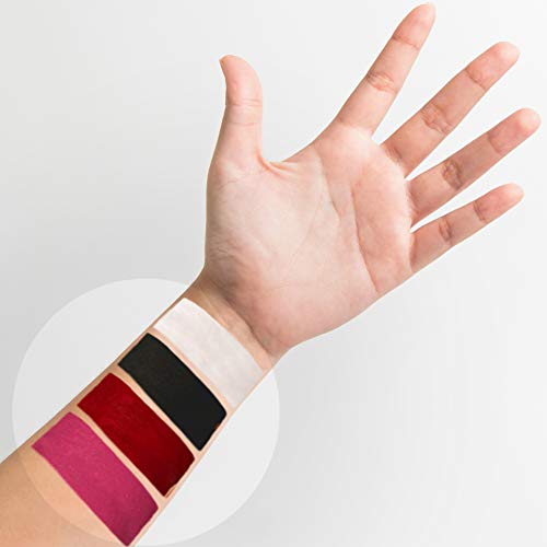 12 Color Water Activated Face Paint Palette with 2 Brushes M342155