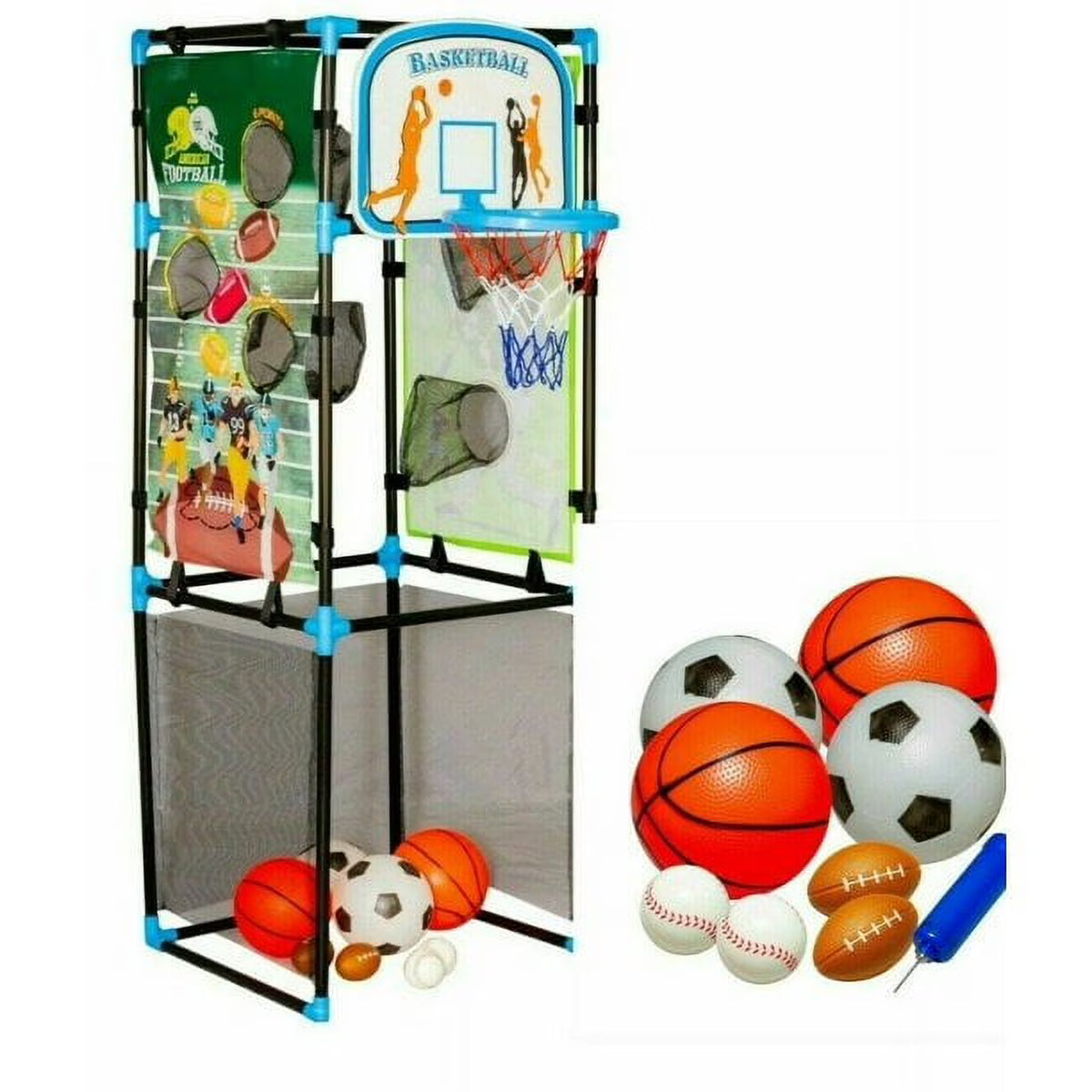 4 in 1 Basketball Football Baseball Soccer Game Set K585184