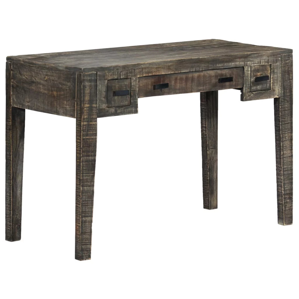 Black Solid Mango Wood Desk K110