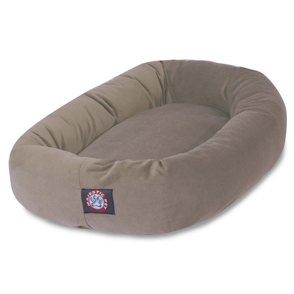 Faux Suede Washable Small Pet Bed V620
