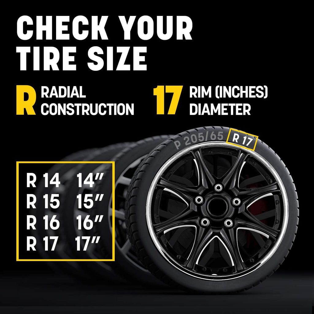 Matte Black Wheel Cover 17" Set of 4 S279561