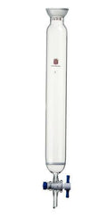 Chromatography Columns with Spherical Joint, Fritted Disc, and PTFE Stopcock Y769