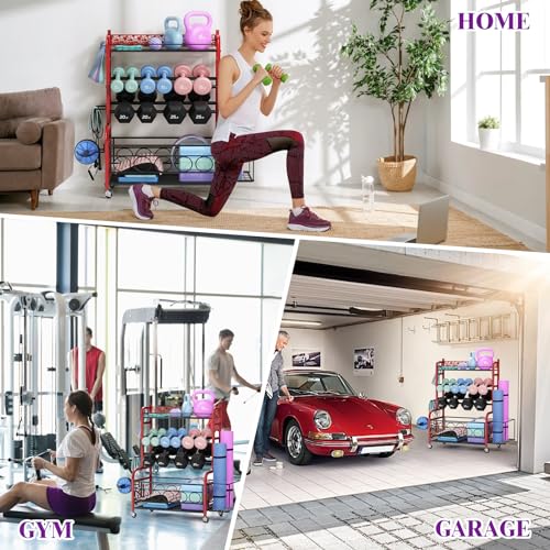 Dumbbell Rack with Wheels N166707