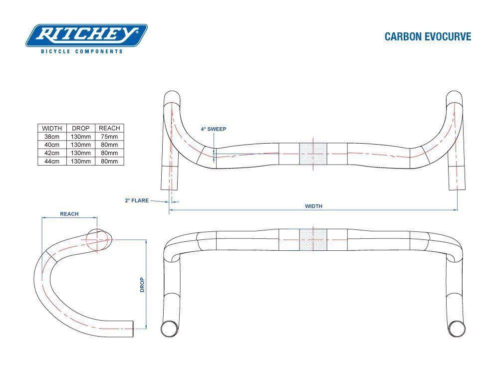 Carbon Evo Curve Handlebar 44 cm Z727631