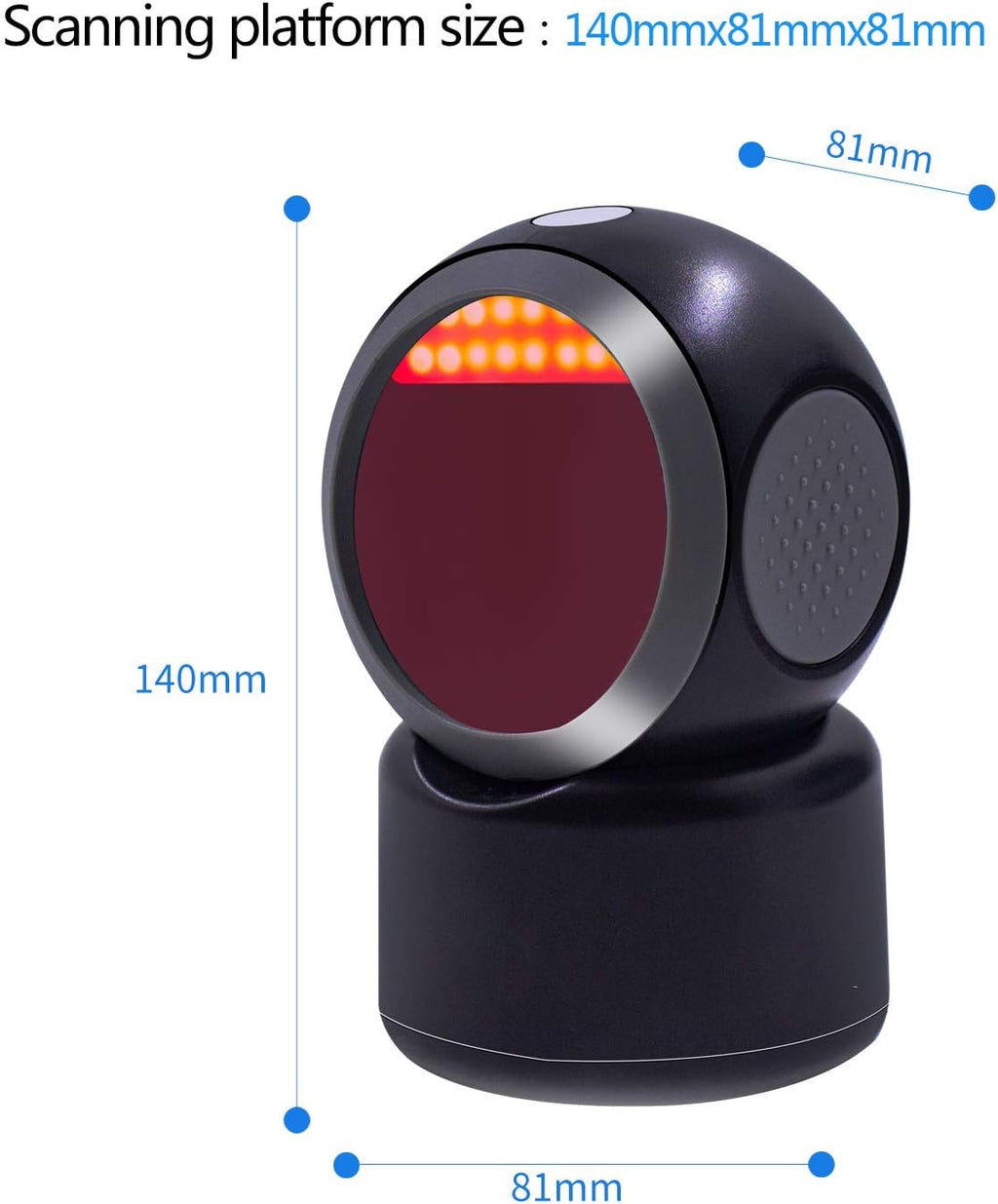 Desktop Barcode Scanner with USB C6789