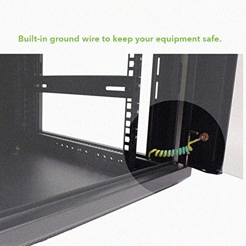 9U Wall-Mount Network Cabinet Enclosure with Glass Front Door J20855