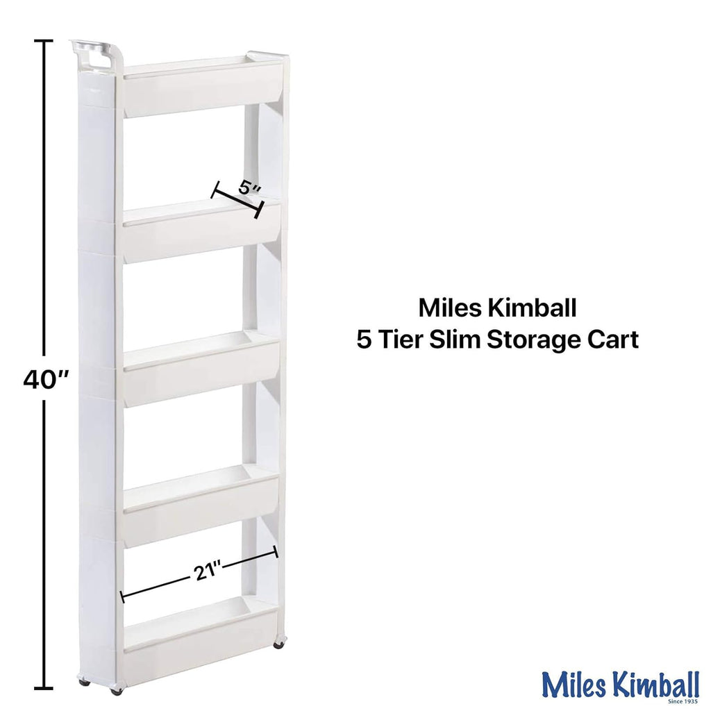 Slim Storage Cart 5 Tier M180966