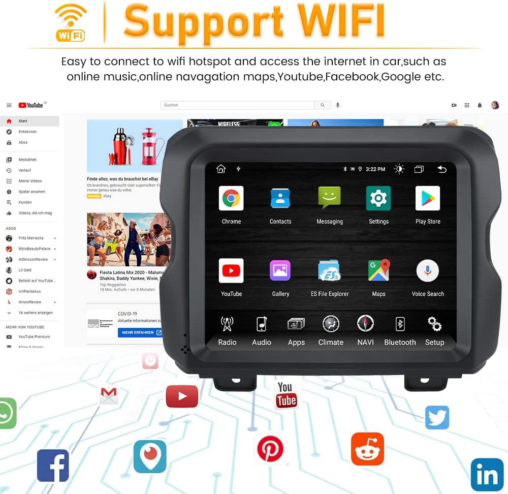 Car Radio Stereo with CarPlay Android Auto I989958
