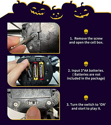 Animated Halloween Decorations with Motion Sensor F13836