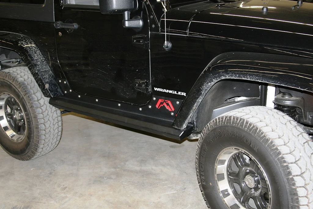 Rock Sliders Bare Steel Z198
