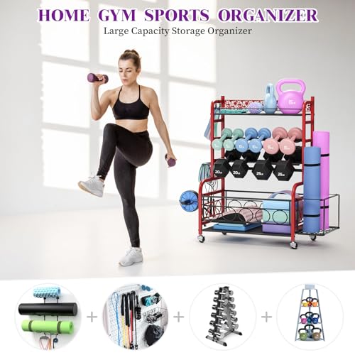 Dumbbell Rack with Wheels N166707