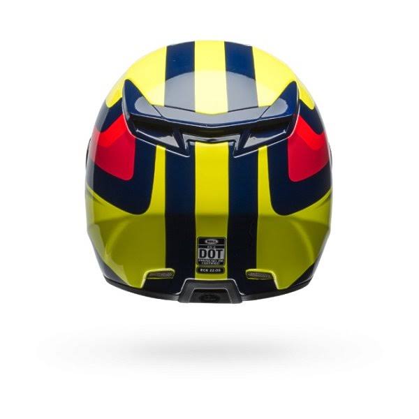 Gloss Hi-Viz Yellow Navy Red Helmet Size Small W122836