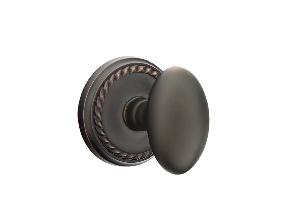 Passage Set with Oil Rubbed Bronze Knob W79201
