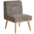 Mid Century All Wood Sectional 1 Seater Sofa D462
