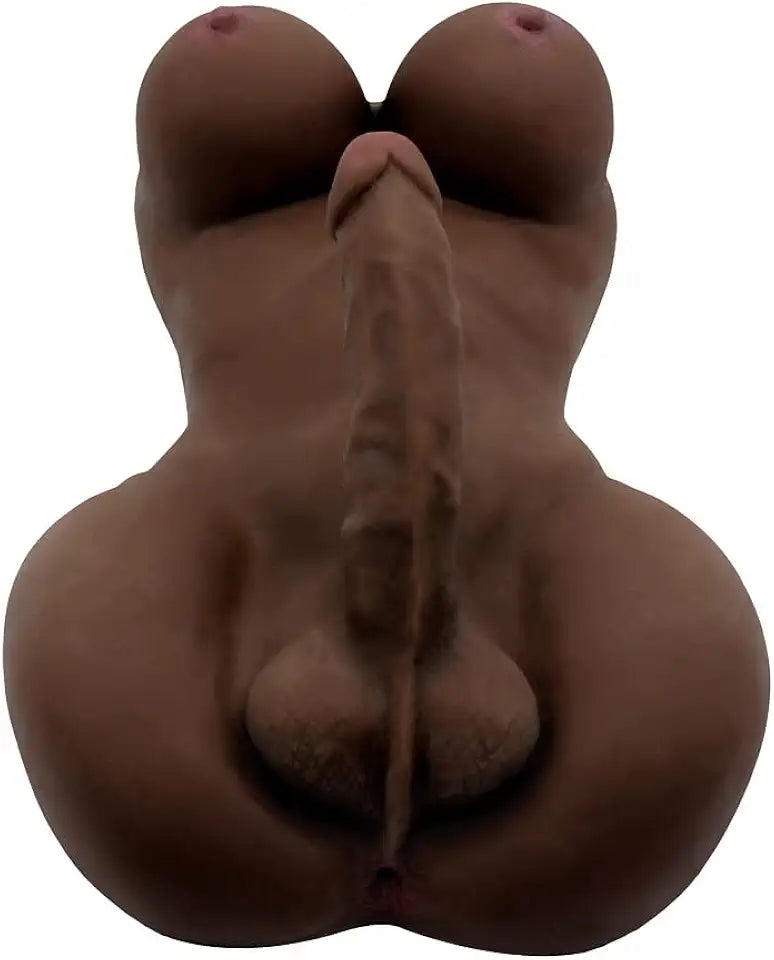Lifelike Transexual Torso Love Doll with Breast Dildo Anus Adult Toy G5111
