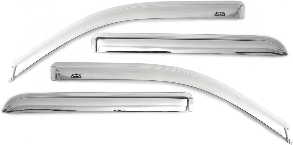 4-Piece Dark Smoke Side Window Deflector for Toyota Tundra CrewMax G21464