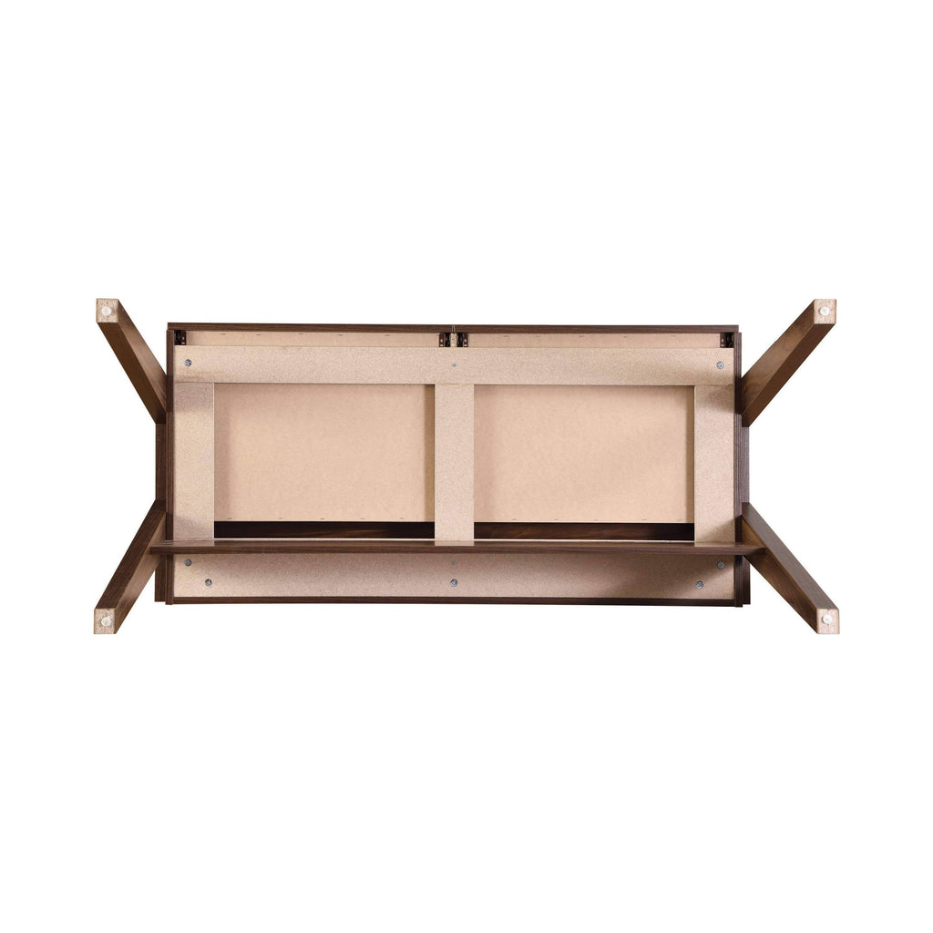 Walnut Writing Desk with Outlet I730834
