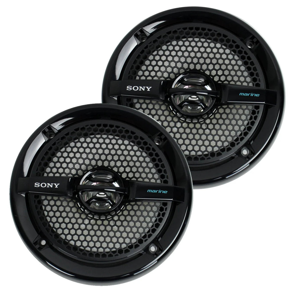 6.5 Dual Cone Marine Speakers (Black) E3041