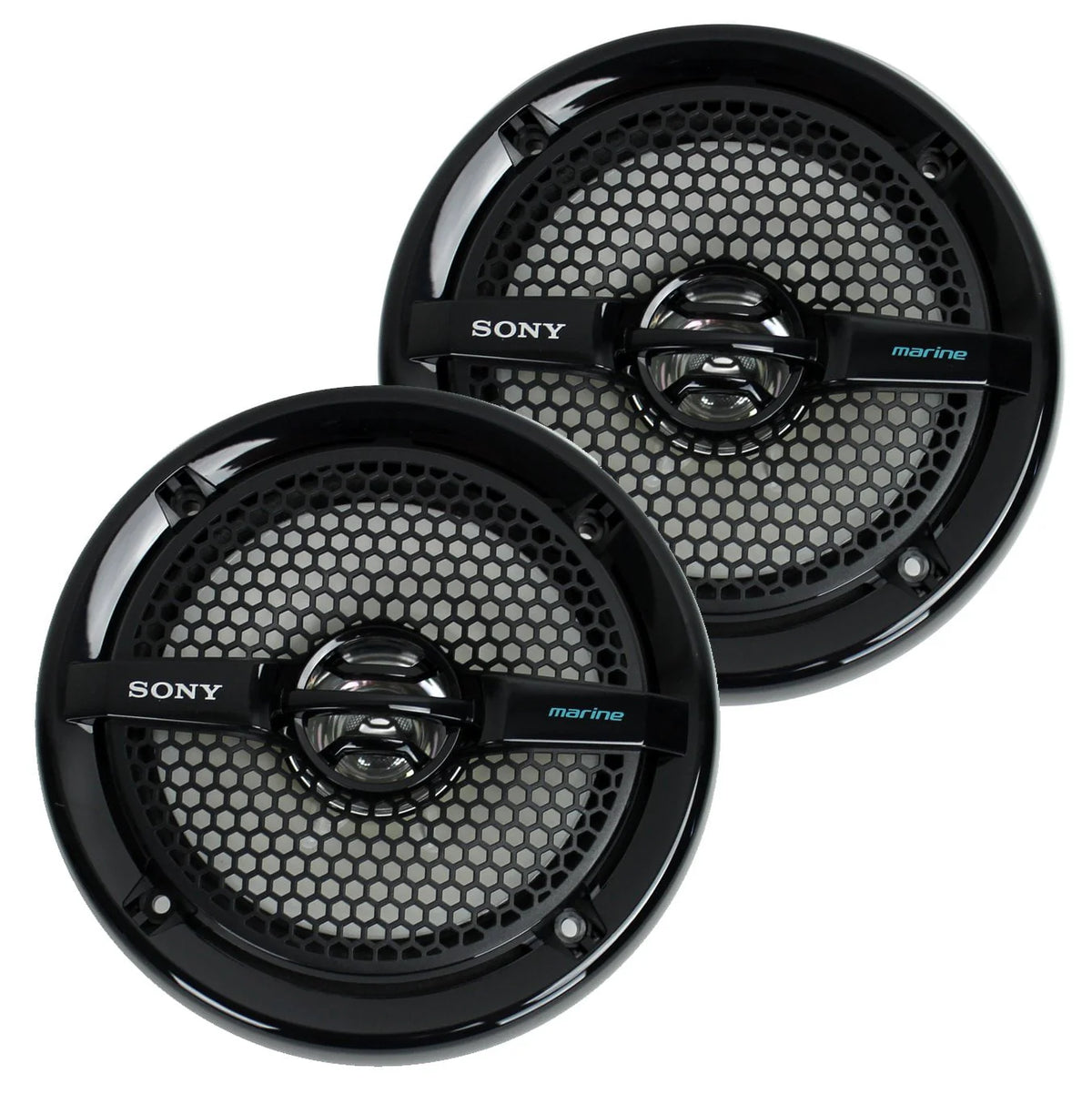 6.5 Dual Cone Marine Speakers (Black) E3041