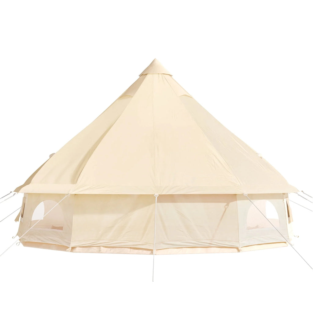 Canvas Bell Tent with Stove Jacket Waterproof 4 Seasons K411564