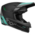 Black/Mint Offroad Helmet F7008