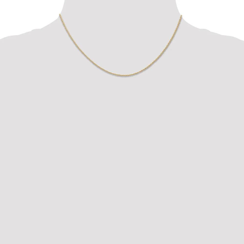 14kt Yellow Gold Cable Rope Chain 16 inch P386