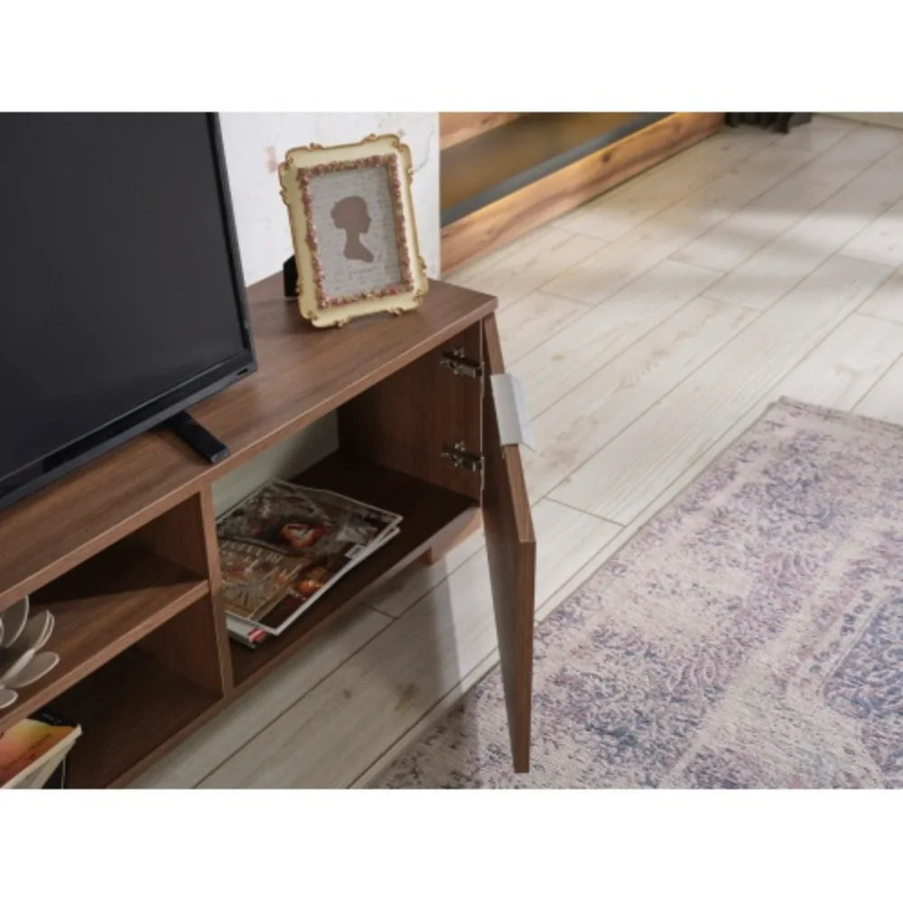 Mid Century Modern White 66 inch Tv Stand I53454