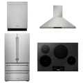 30 Induction Cooktop, Range Hood, Refrigerator, Dishwasher Z653