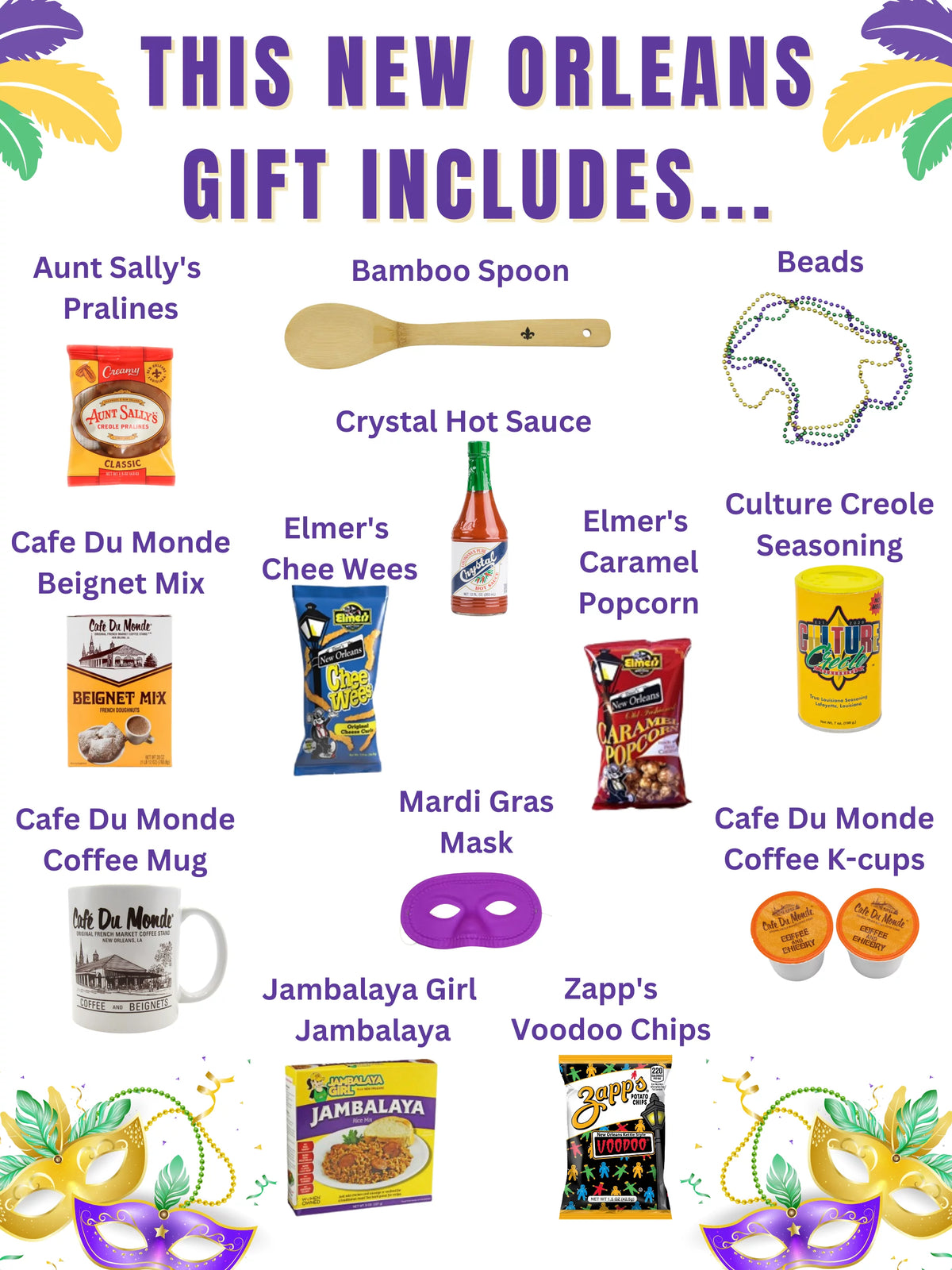 New Orleans Gift Box with Souvenirs V2018