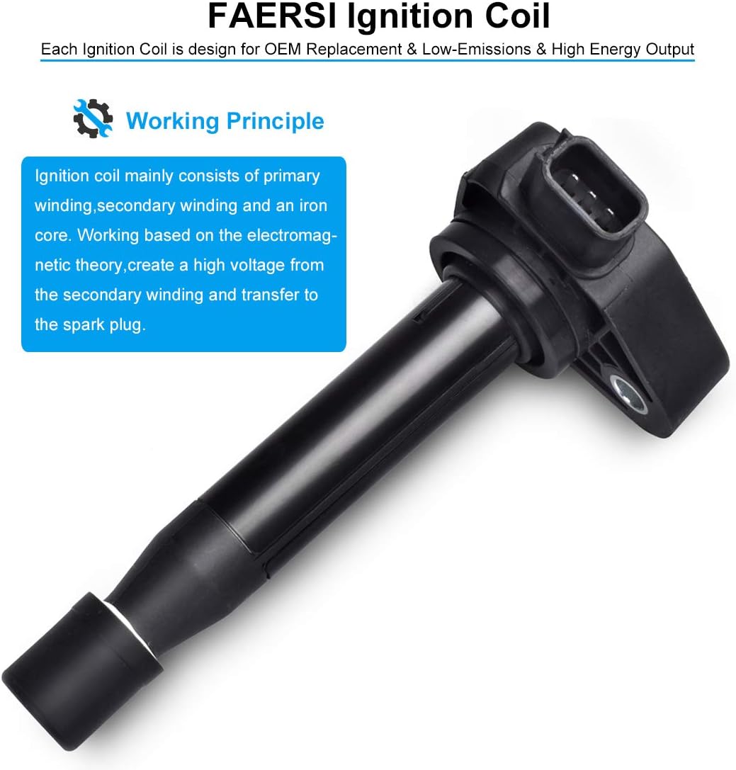 Ignition Coil Pack of 6 Replacement for 3.0L 3.2L 3.5L V6 S8444