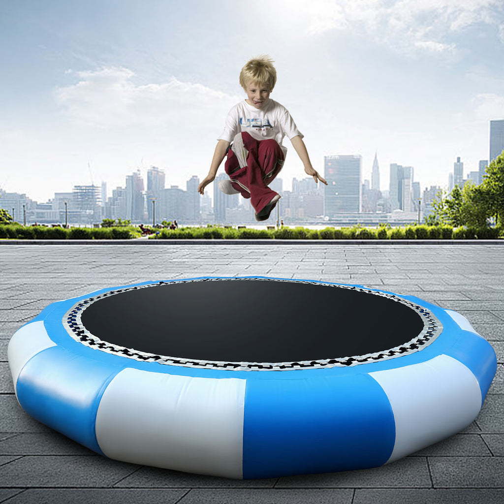 Inflatable Water Trampoline, 5M Round Floating Bouncer S642656