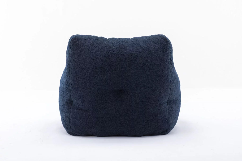Soft Teddy Fabric Bean Bag Chair 39.4*39.4*27.6 Inches E346