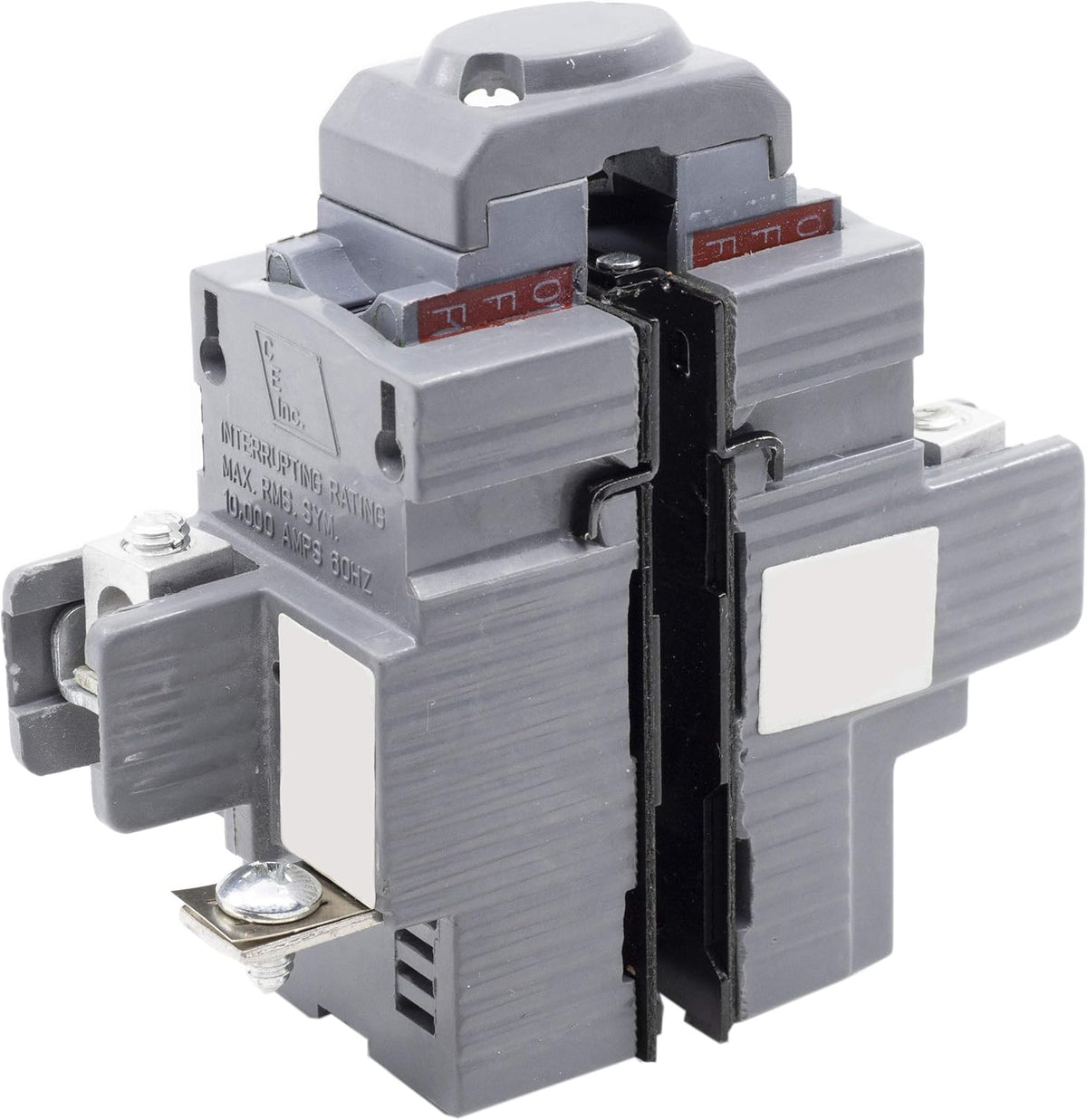 Two Pole 20 Amp Circuit Breaker, Pack of 2 V36545
