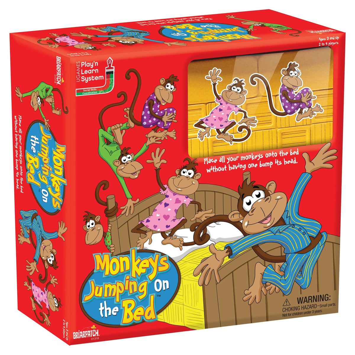 Monkeys Jumping on the Bed Game, Ages 3+ Y5847