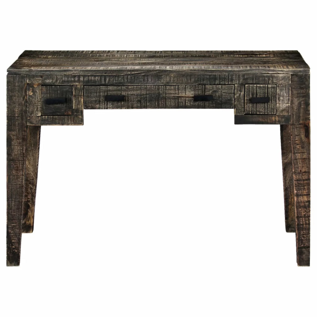 Black Solid Mango Wood Desk K110