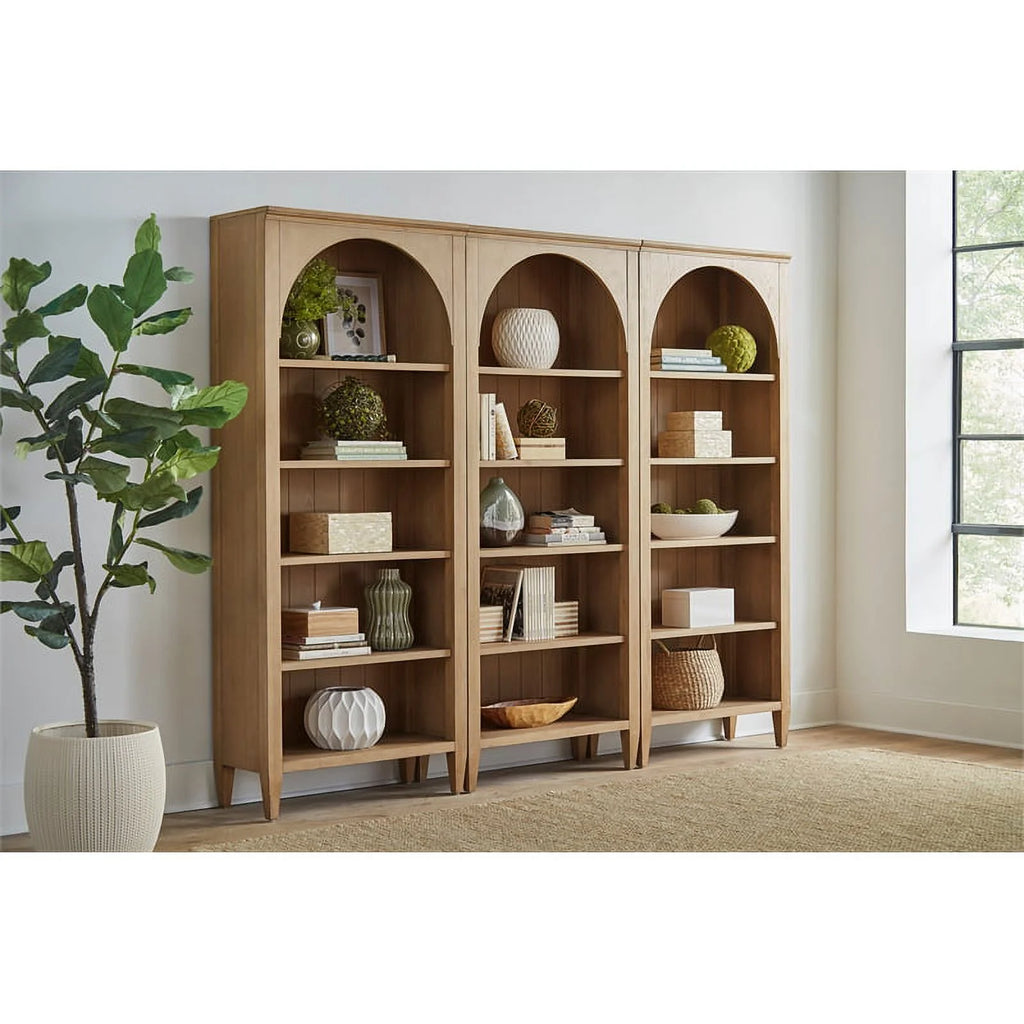 Light Brown Wood Bookcase X538