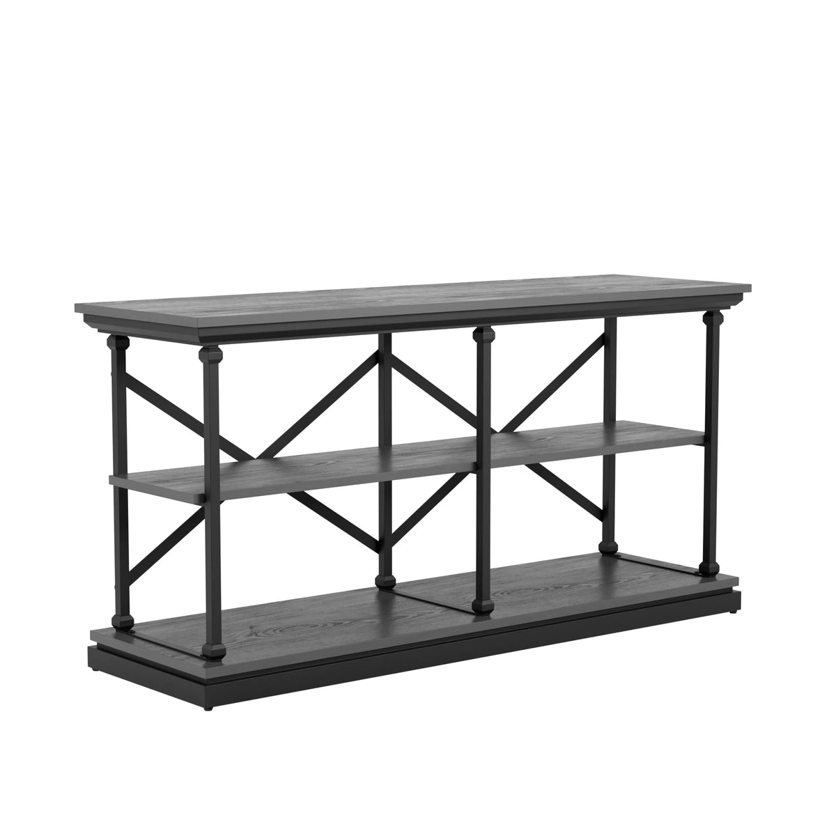 3-Piece Antique Gray Coffee Table Set R2460