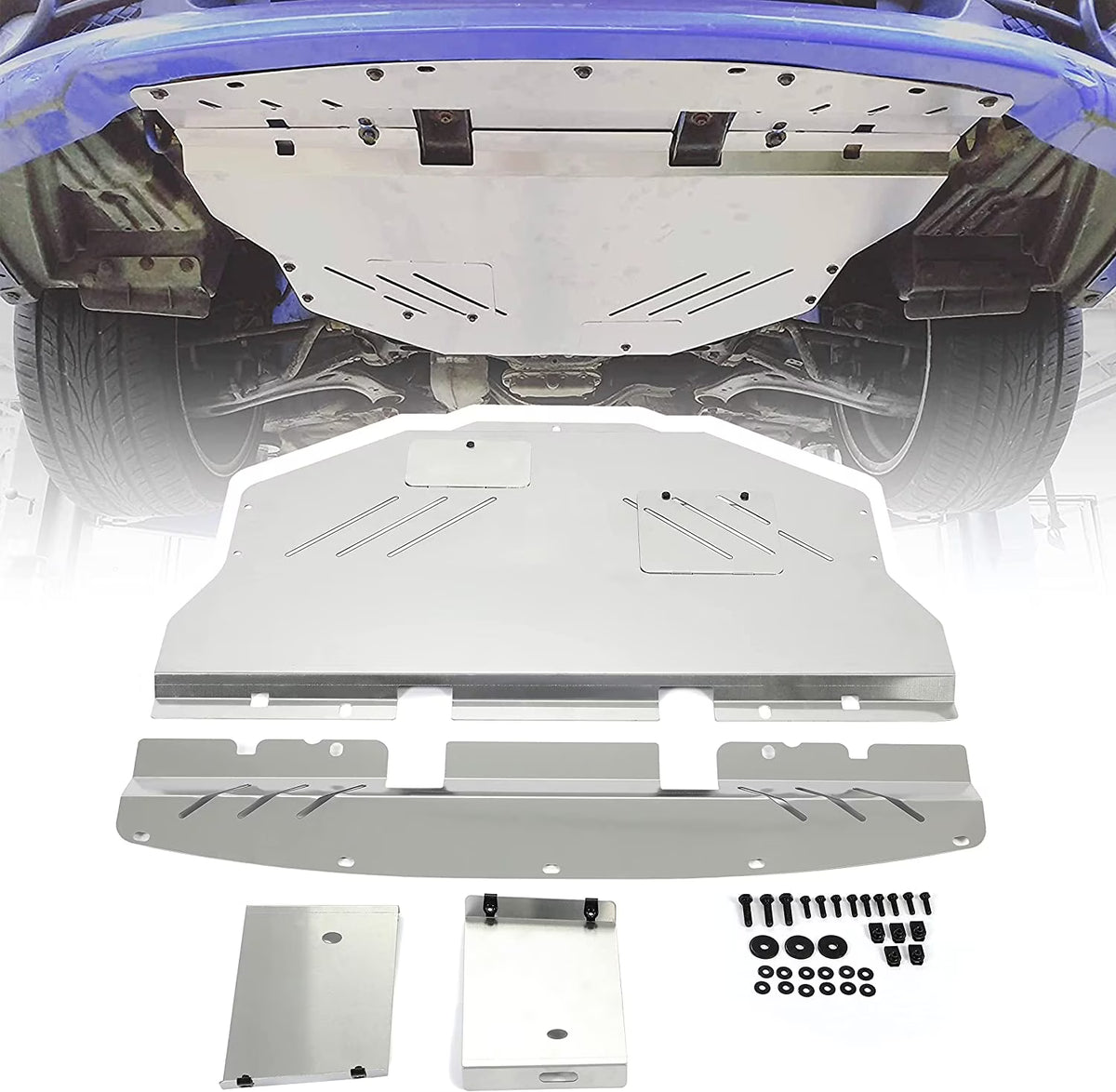 Aluminum Engine Splash Shield Under Tray Skid Plate M7489