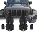 2pcs Anti-Theft Hood Lock Latches for Jeep Wrangler JL Gladiator JT U587