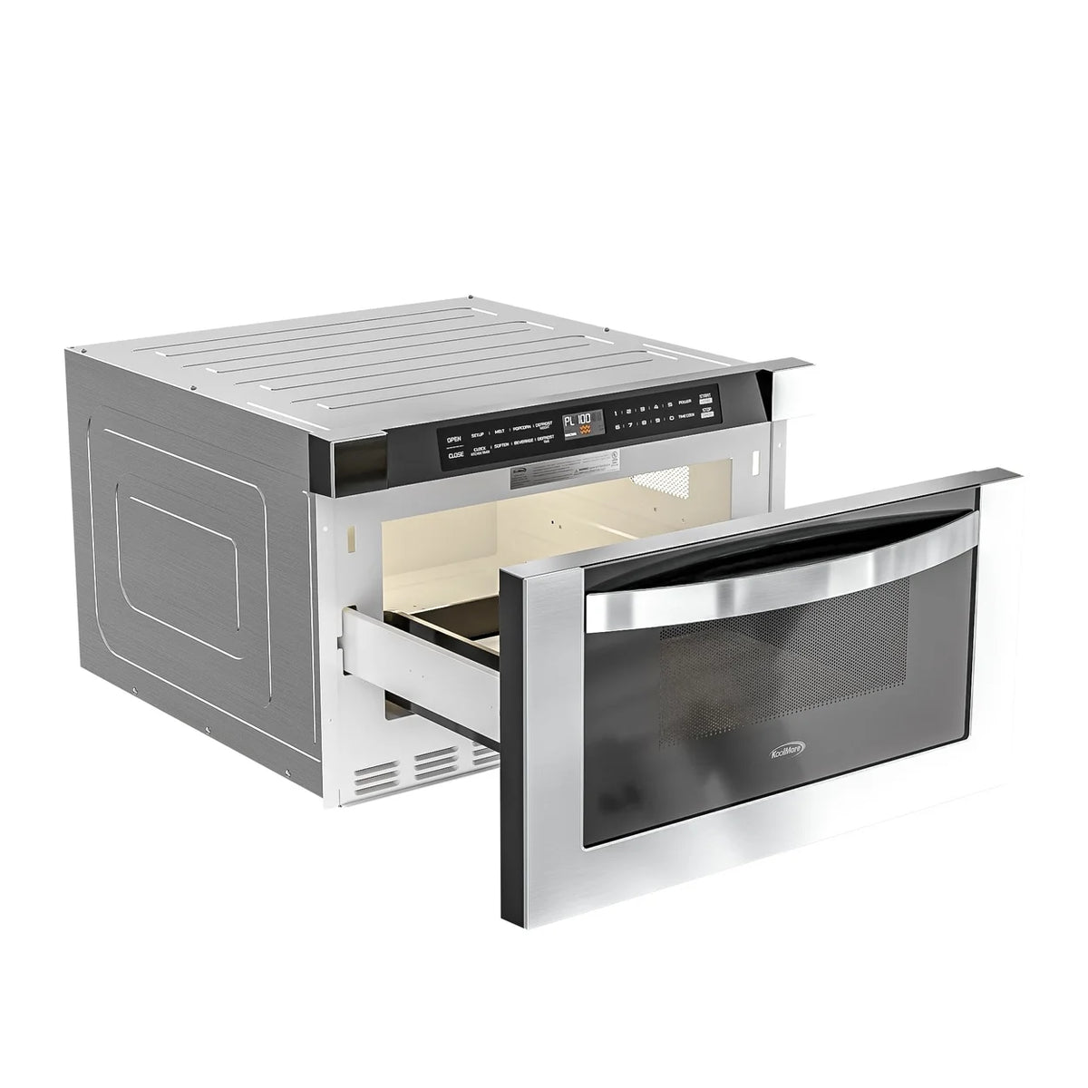 24 in. Stainless-Steel Microwave Drawer, 1.2 Cu. Ft. B114232