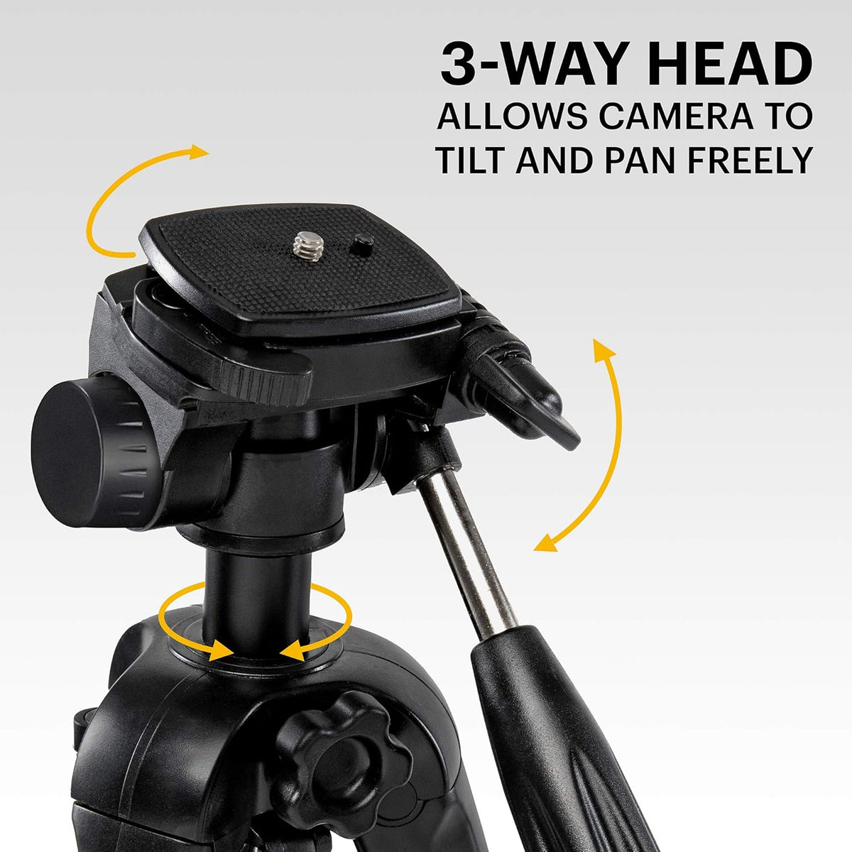 2-in-1 Aluminum Tripod & Monopod with Quick-Release Plates O991