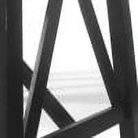 Black Farmhouse Wood Dining Table U4576