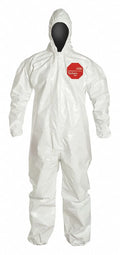 White Hooded Coveralls 5XL M186