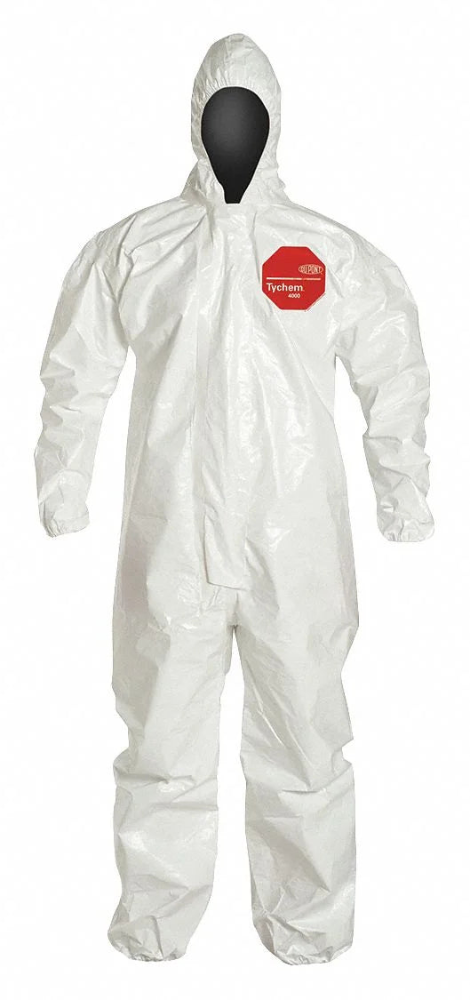 White Hooded Coveralls 5XL M186